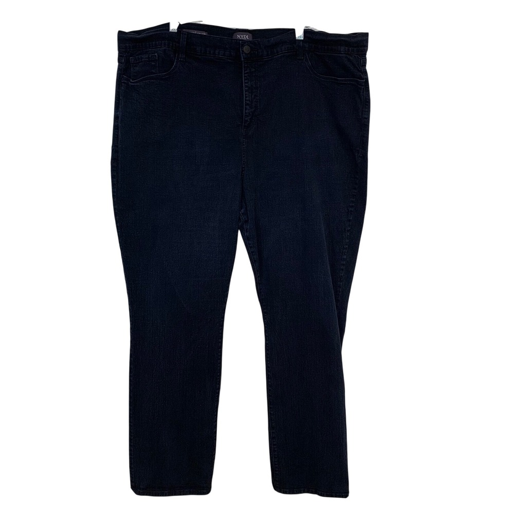 NYDJ Marilyn Straight Jeans Black
Lift Tuck Woman 26W Work Stretch USA 31"